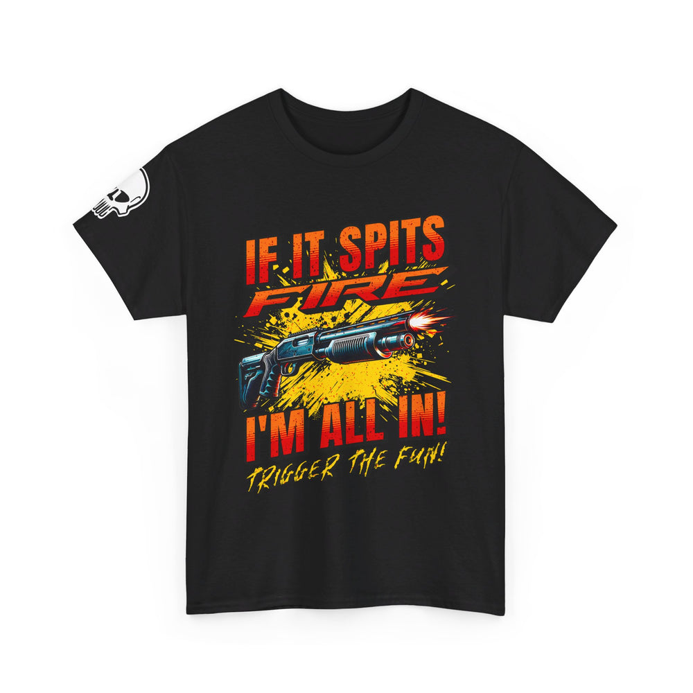 SHOTGUN SPITTING FIRE T SHIRT