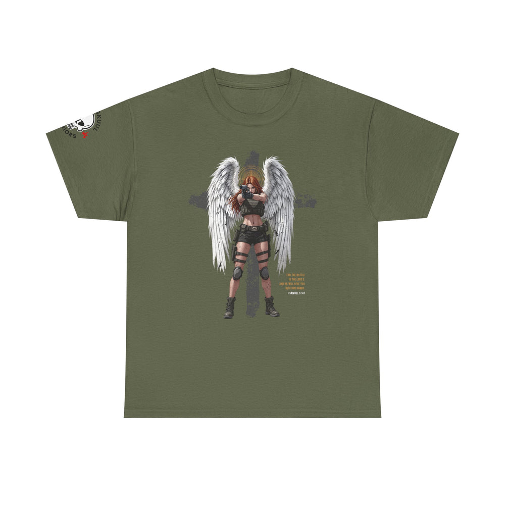 FEMALE ARCHANGEL 1 SAMUEL 17:47 T SHIRT