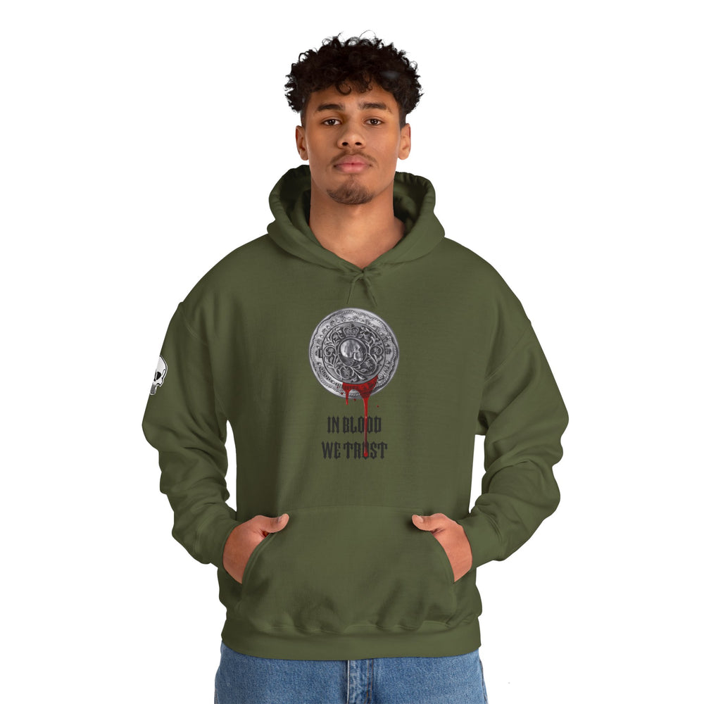 IN BLOOD WE TRUST HOODIE