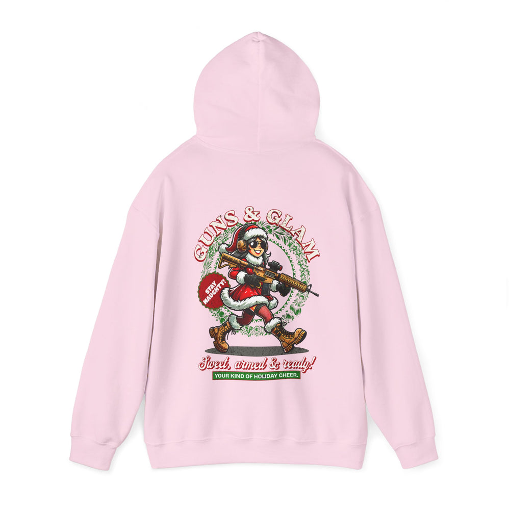 GUNS AND GLAM XMAS HOODIE