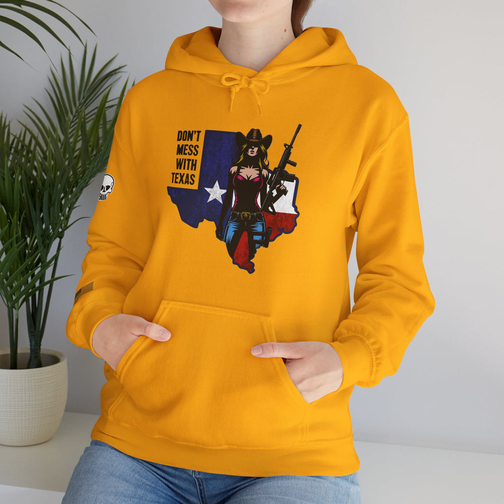 DON'T MESS WITH TEXAS STATE COWGIRL HOODIE