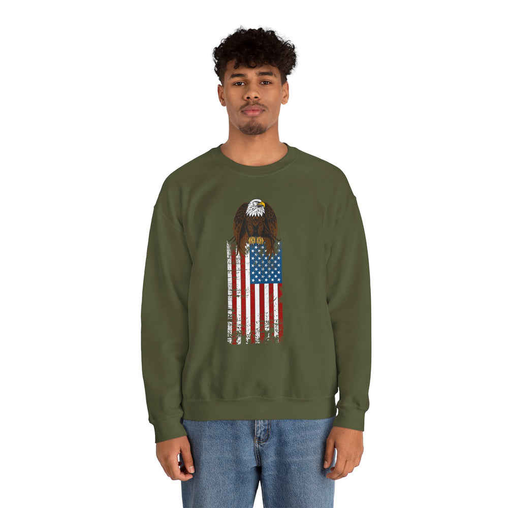 EAGLE USA FLAG SWEATSHIRT