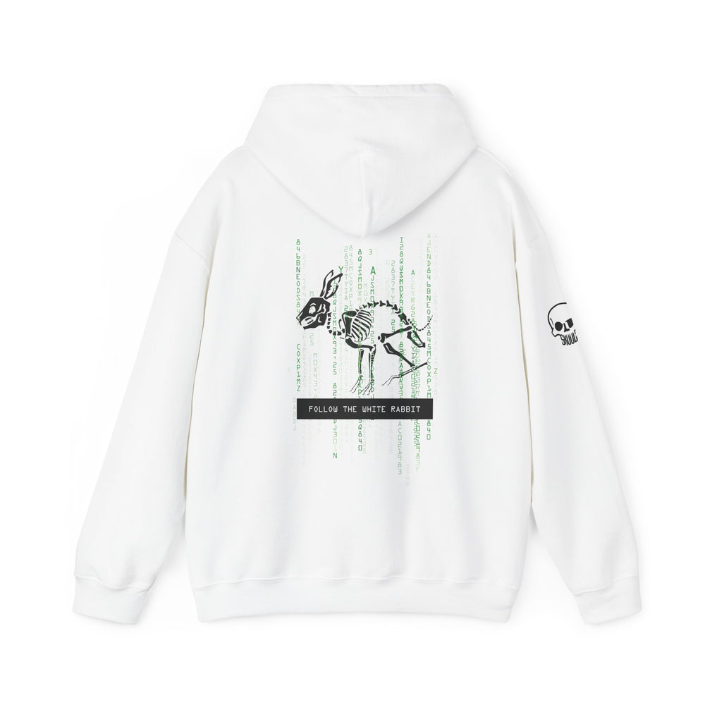 FOLLOW THE WHITE RABBIT HOODIE