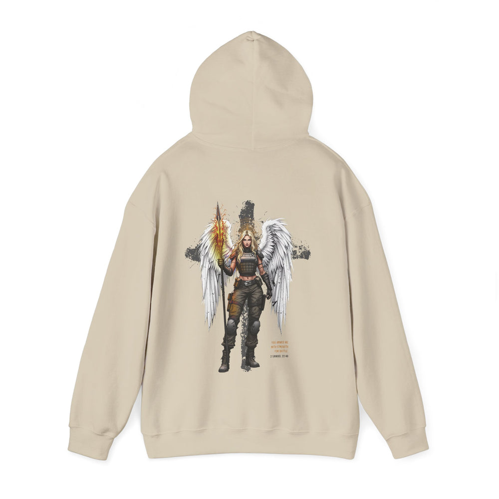 FEMALE ARCHANGEL 2 SAMUEL 22:40 HOODIE