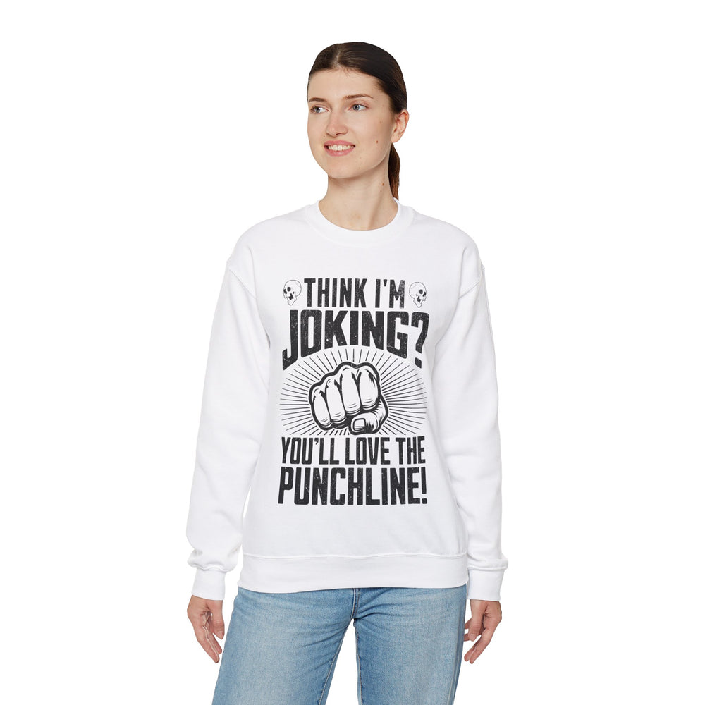 KISS THE PUNCHLINE SWEATSHIRT