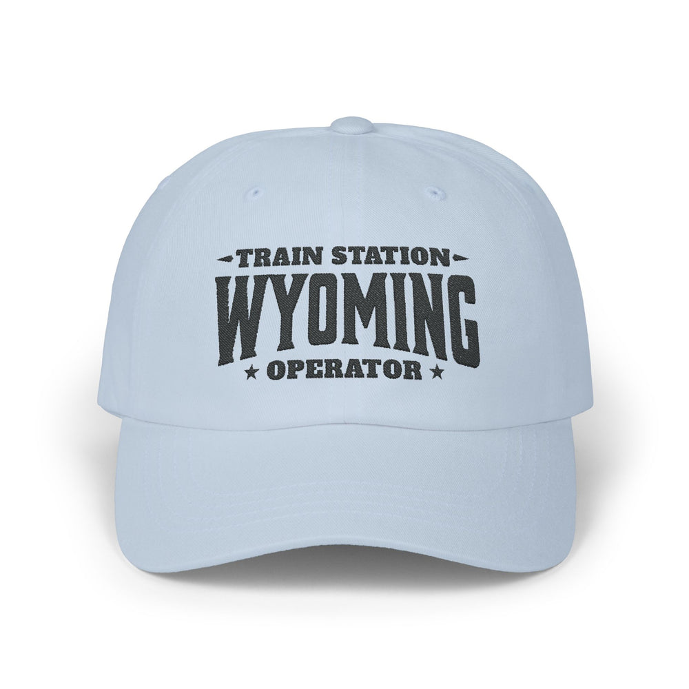 TRAIN STATION WYOMING DAD CAP