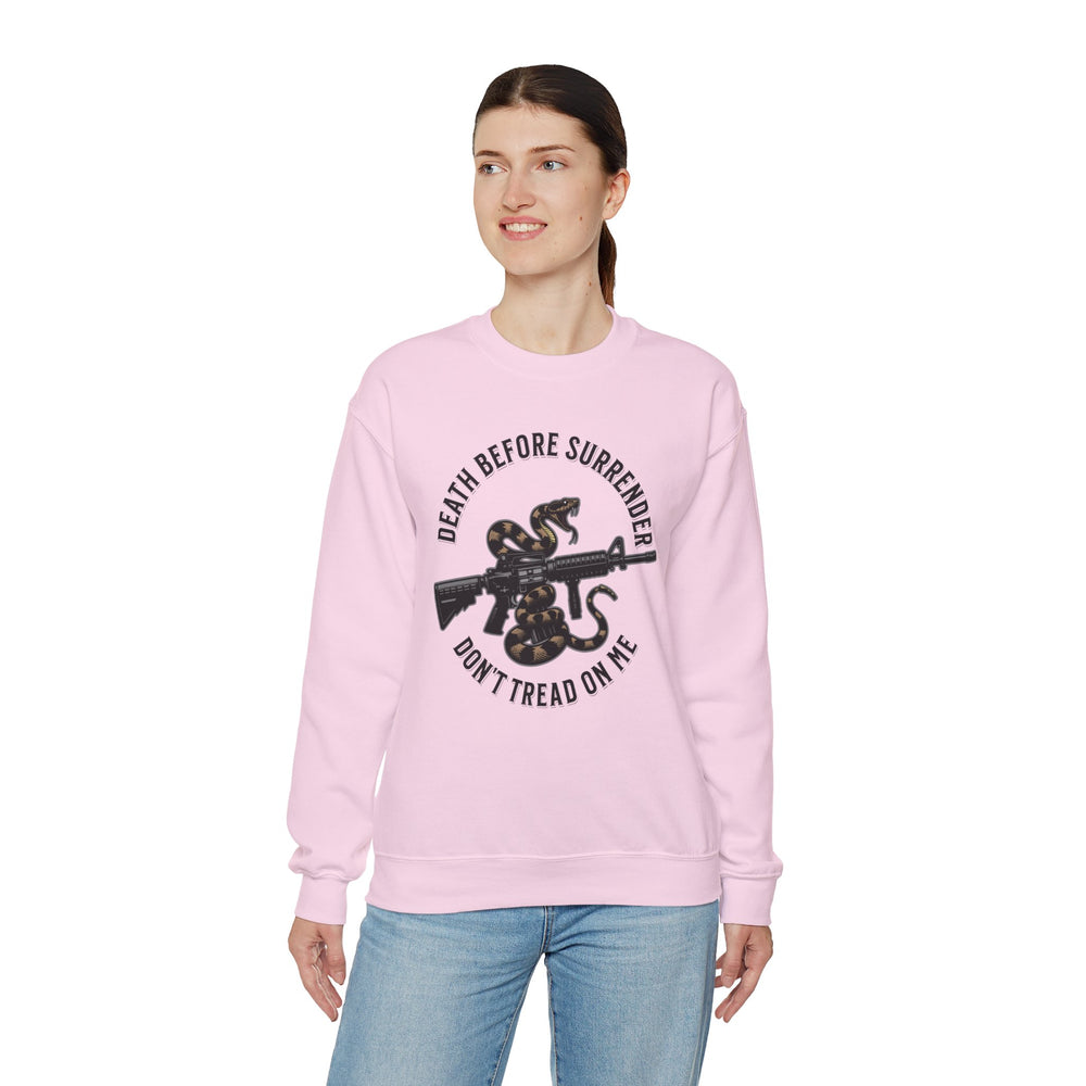 COLOR DEATH BEFORE SURRENDER SWEATSHIRT