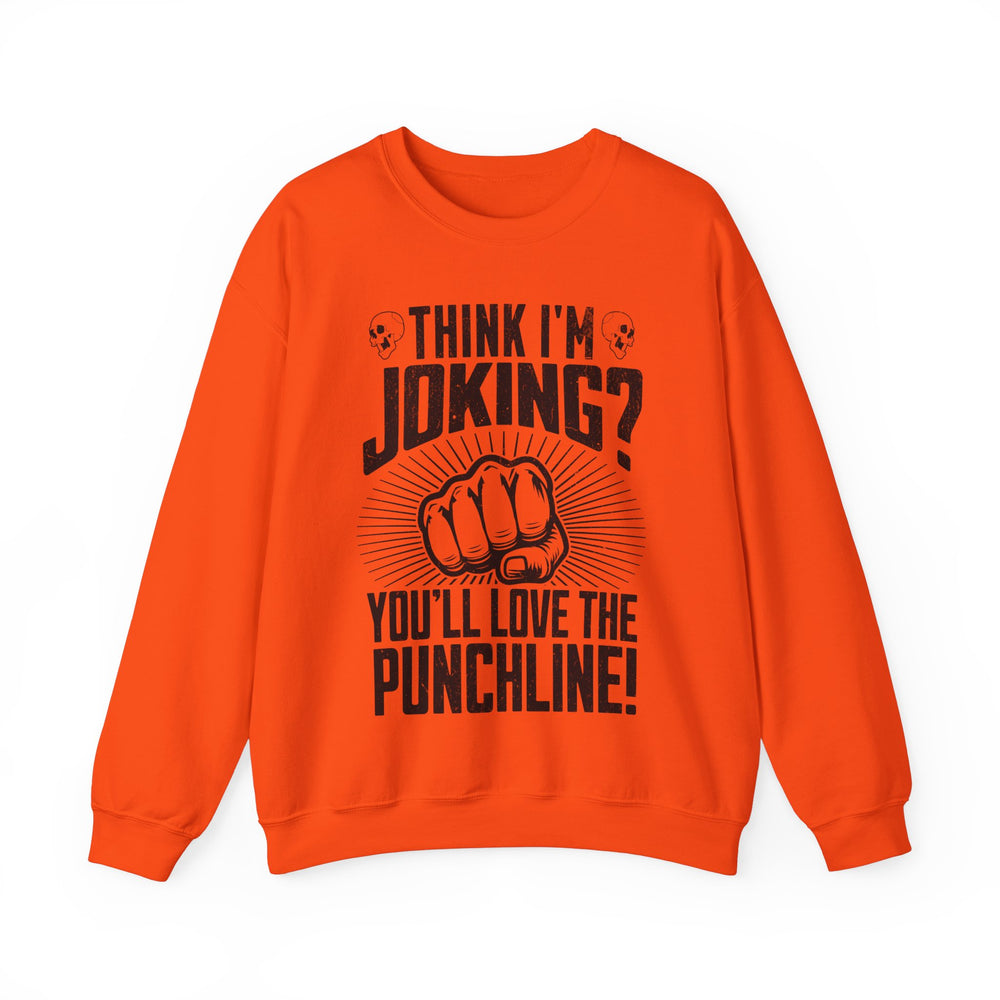 KISS THE PUNCHLINE SWEATSHIRT