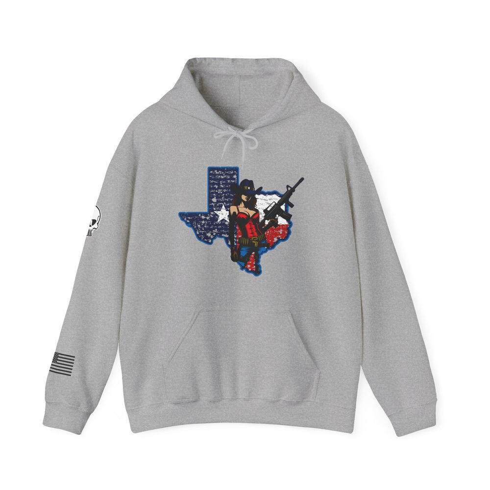 TEXAS STATE COWGIRL HOODIE