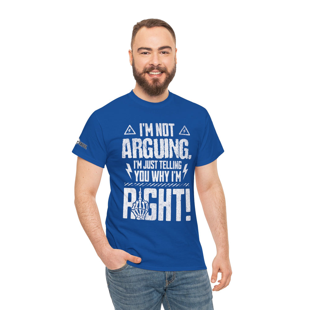 RIGHT BY DEFAULT T SHIRT