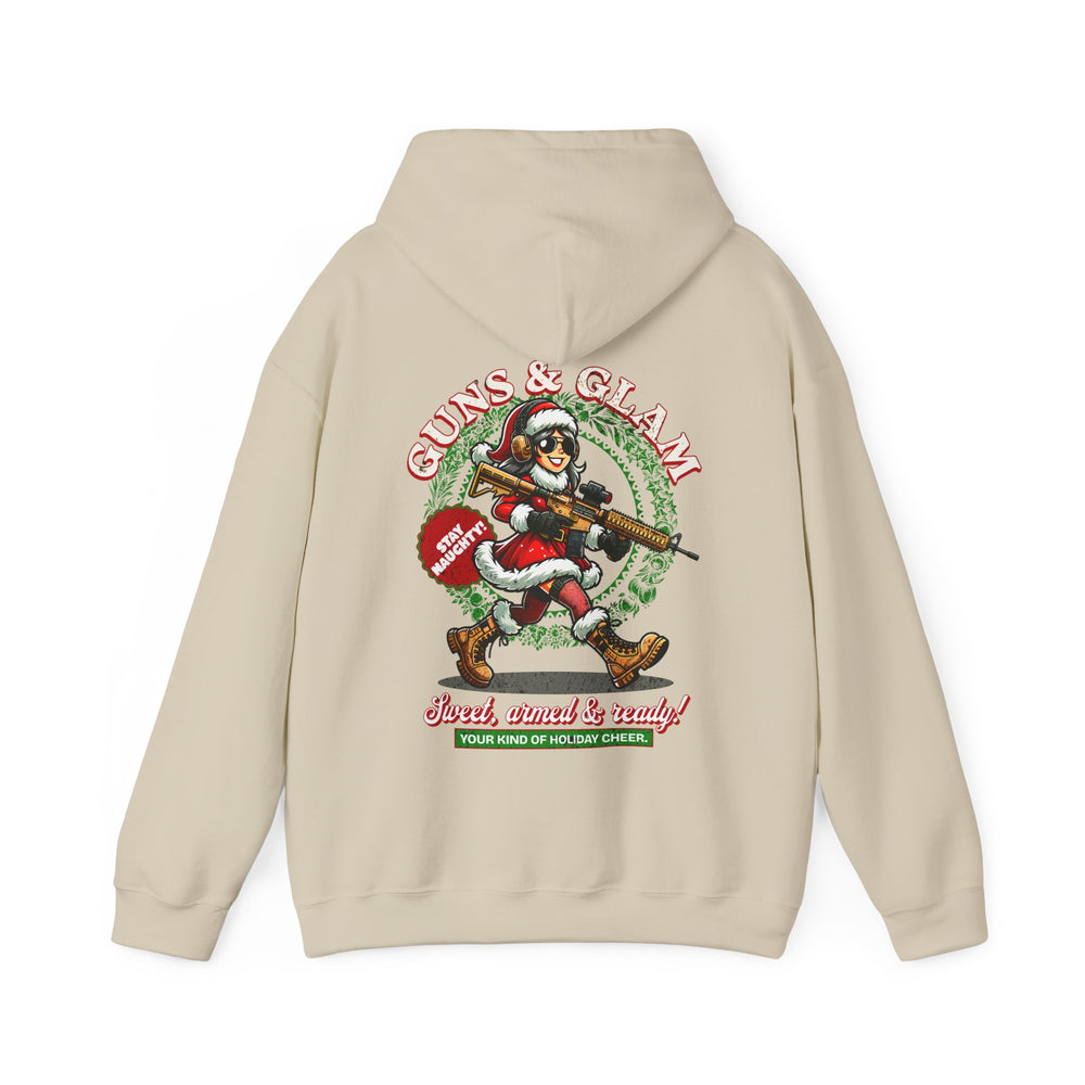 GUNS AND GLAM XMAS HOODIE