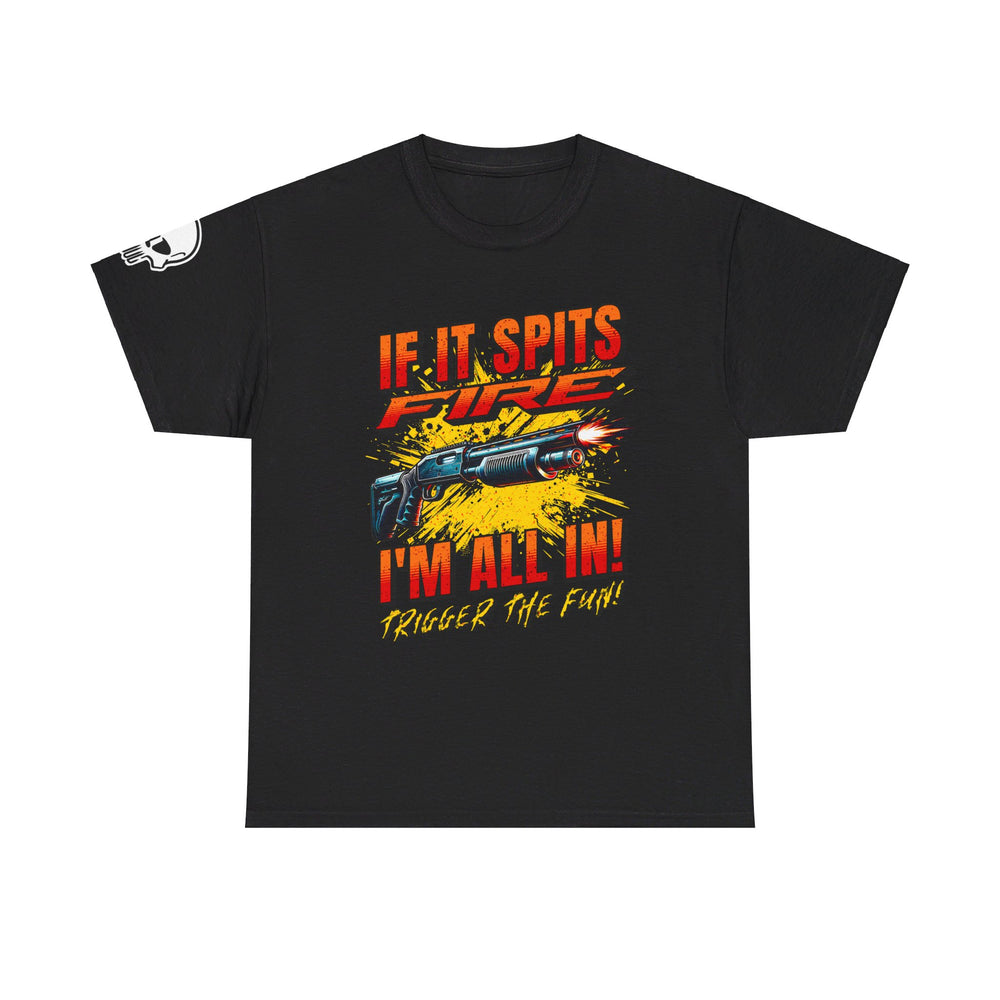 SHOTGUN SPITTING FIRE T SHIRT