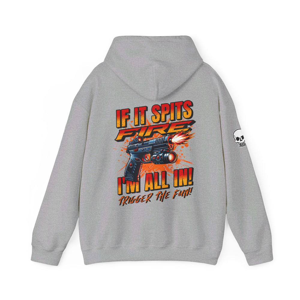 TACTICAL GUN SPITTING FIRE HOODIE