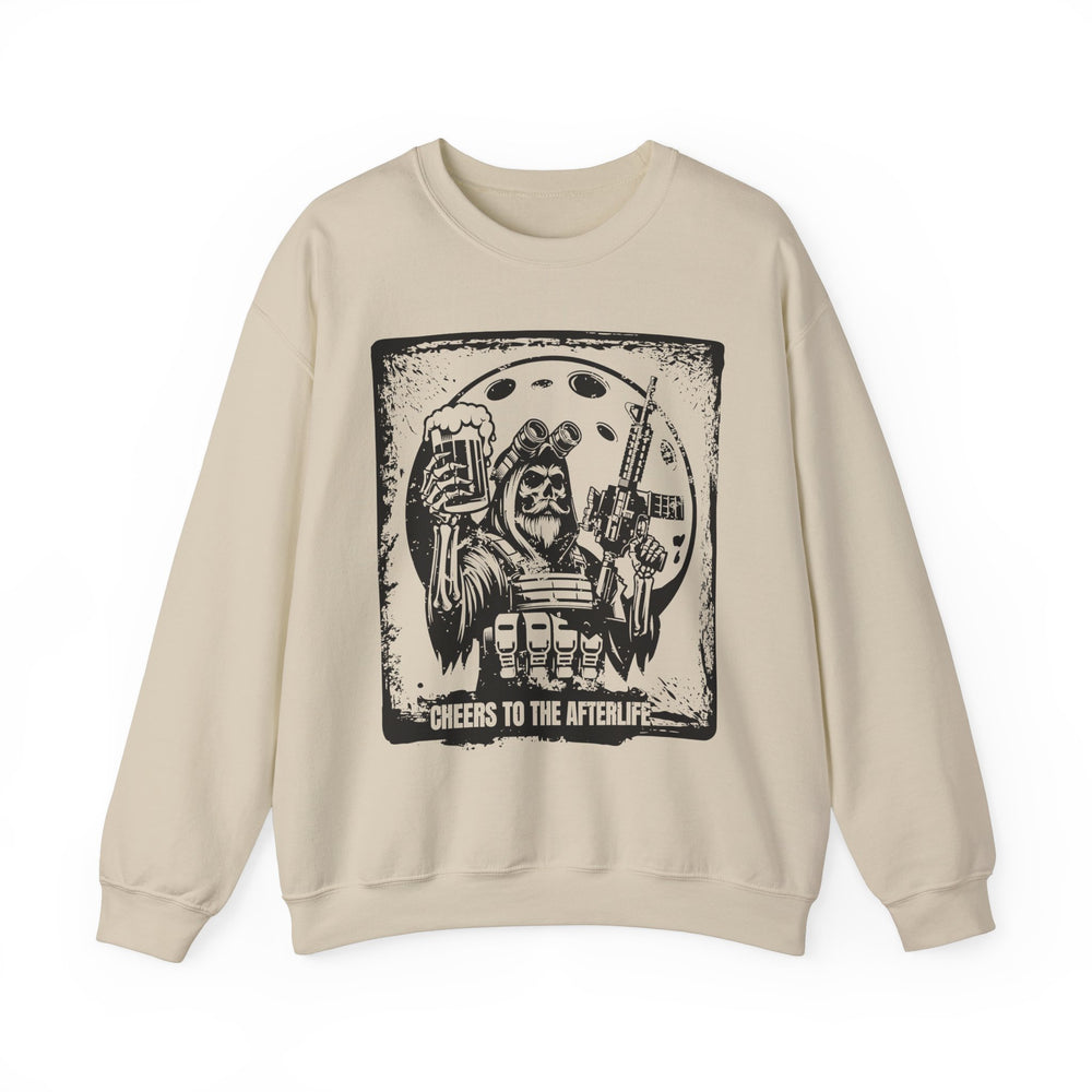 CHEERS TO THE AFTERLIFE GRUNGE SWEATSHIRT