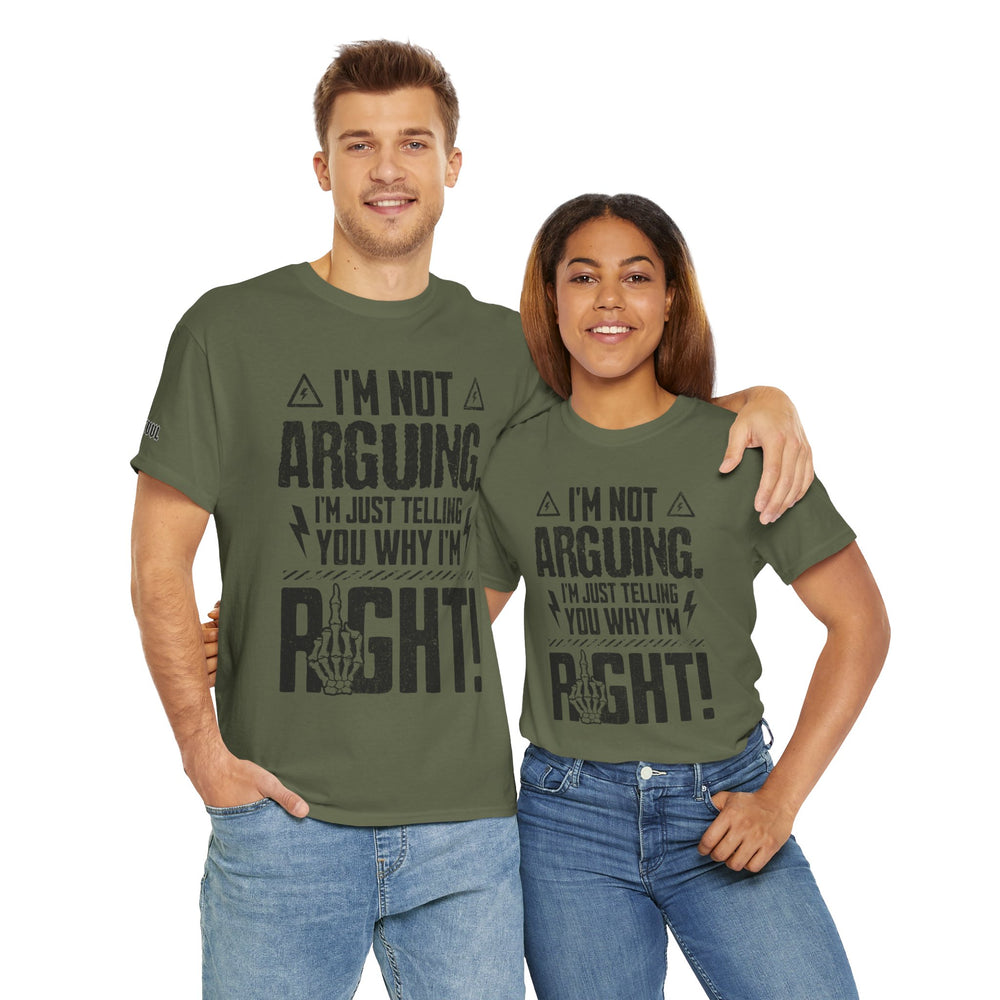 RIGHT BY DEFAULT T SHIRT