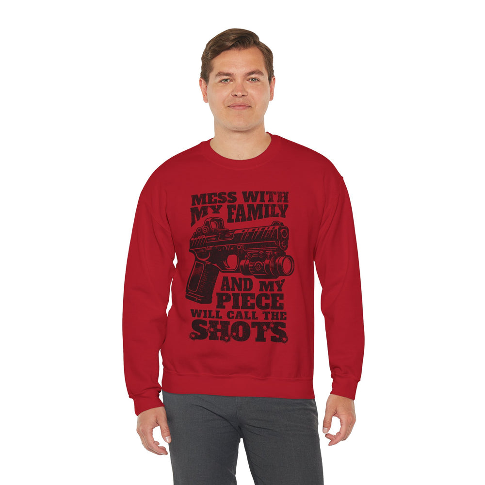 CALLING THE SHOTS SWEATSHIRT