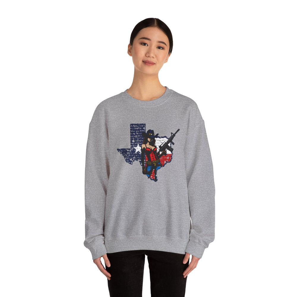 COWGIRL TEXAS STATE SWEATSHIRT