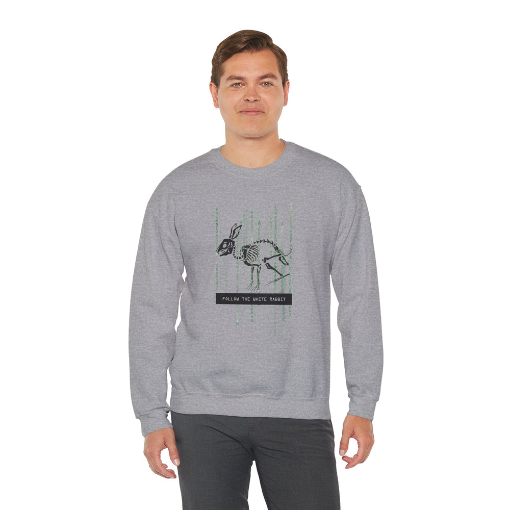 FOLLOW THE WHITE RABBIT SWEATSHIRT