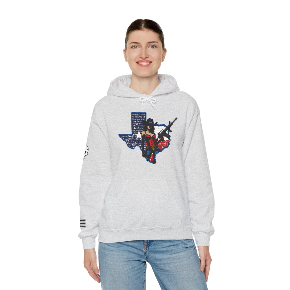 TEXAS STATE COWGIRL HOODIE