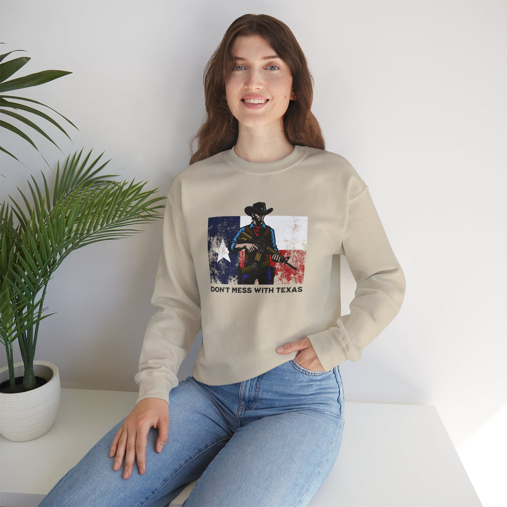 DON'T MESS WITH TEXAS COWBOY SWEATSHIRT