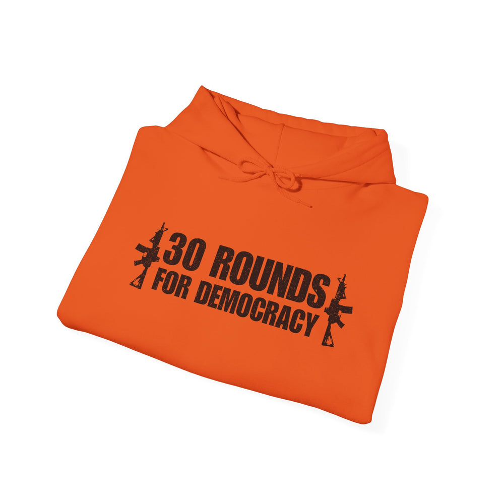 30 ROUNDS FOR DEMOCRACY HOODIE