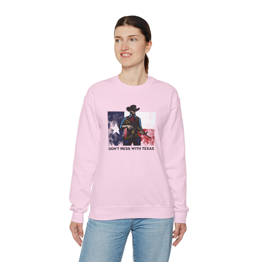 DON'T MESS WITH TEXAS COWBOY SWEATSHIRT