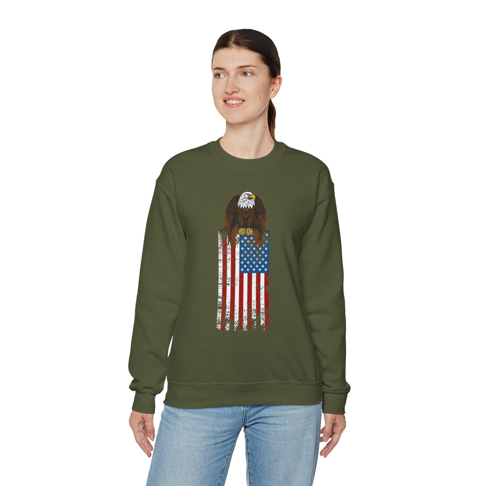 EAGLE USA FLAG SWEATSHIRT