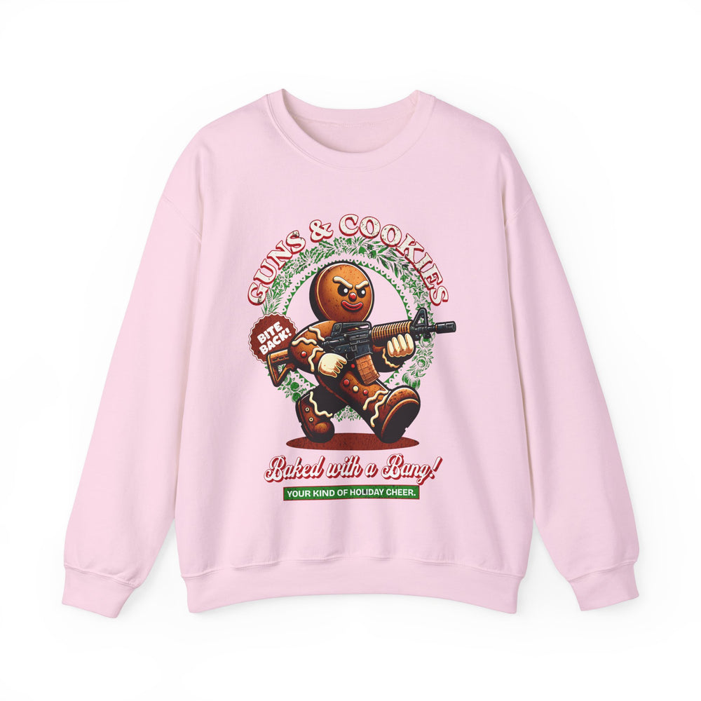 GUNS AND COOKIES XMAS SWEATSHIRT