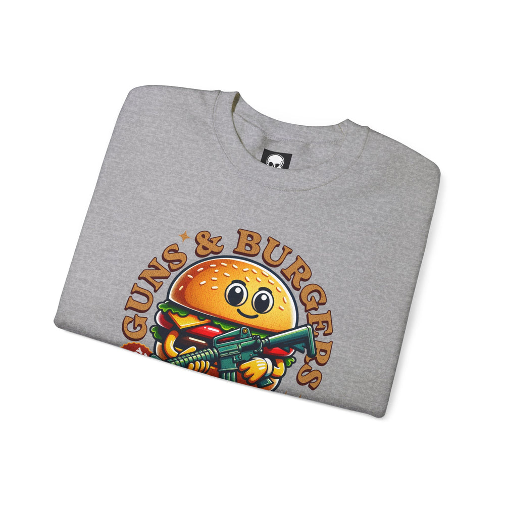 GUNS AND BURGERS VINTAGE SWEATSHIRT