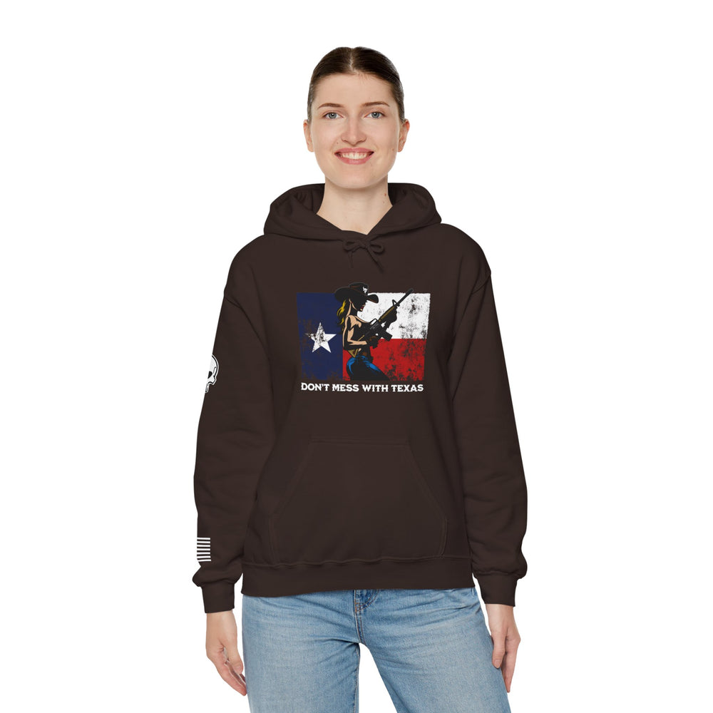 DON'T MESS WITH TEXAS COWGIRL HOODIE