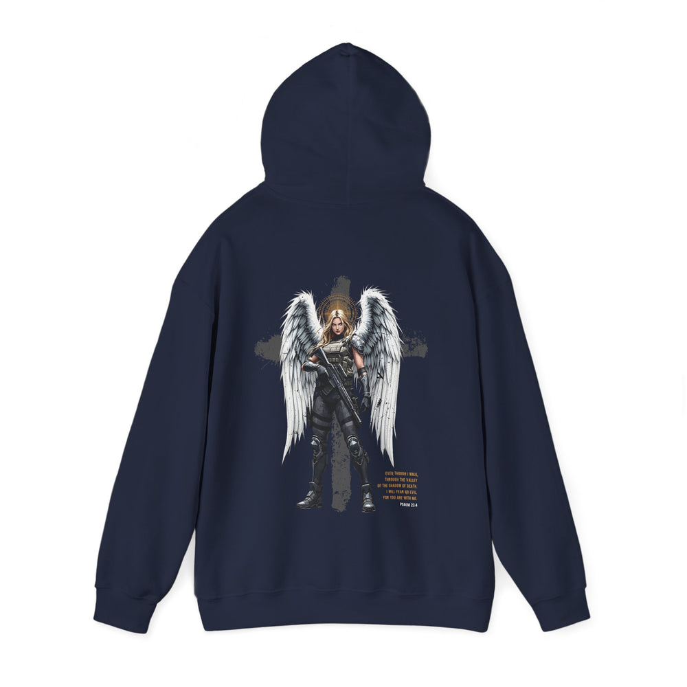 FEMALE ARCHANGEL PSALM 23:4 HOODIE