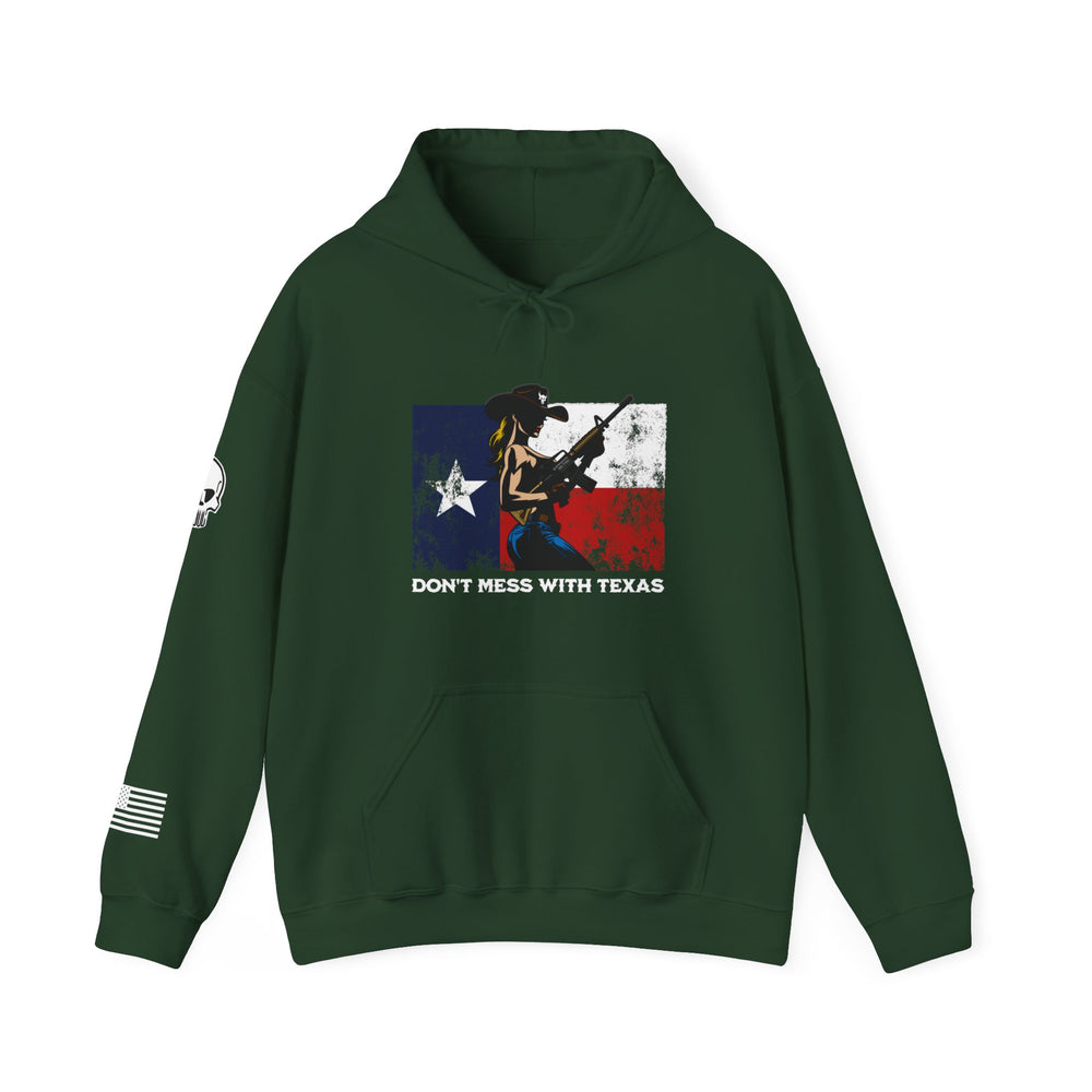 DON'T MESS WITH TEXAS COWGIRL HOODIE