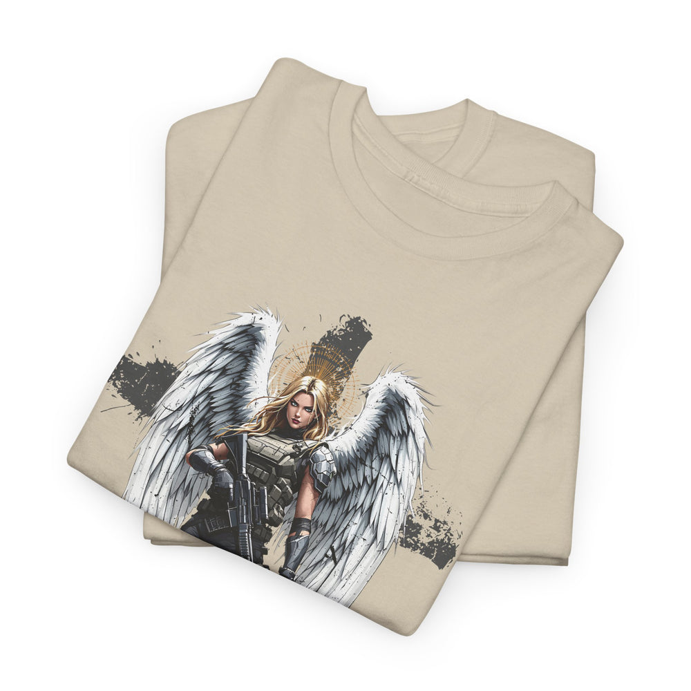 FEMALE ARCHANGEL PSALM 23:4 T SHIRT