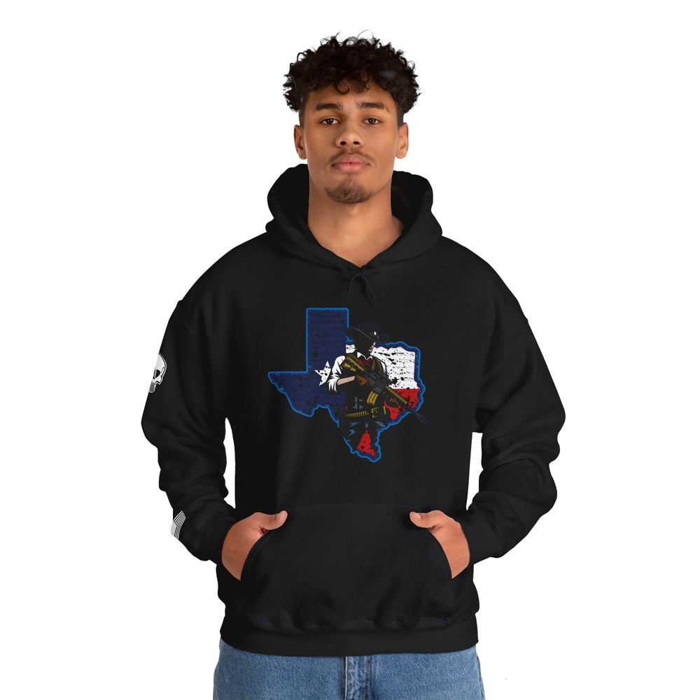 TEXAS STATE COWBOY HOODIE