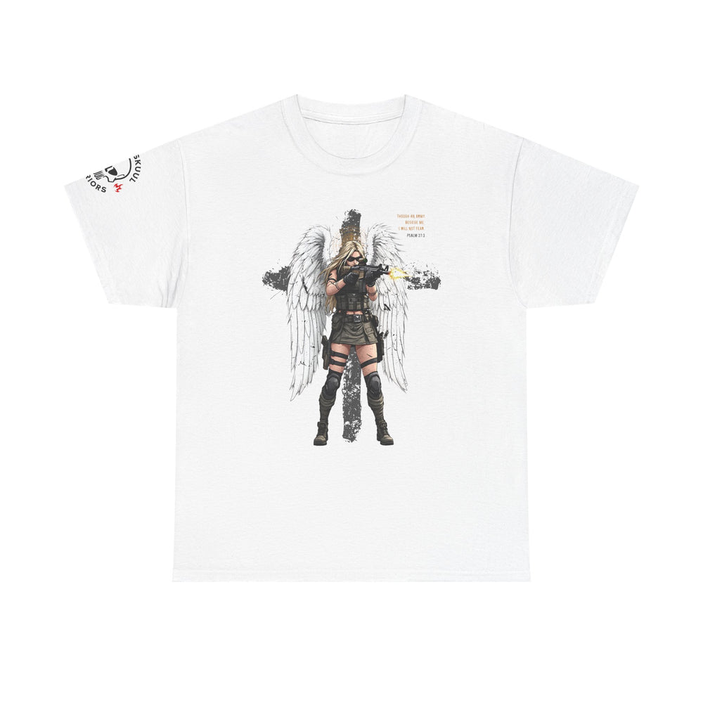 FEMALE ARCHANGEL PSALM 27:3 T SHIRT