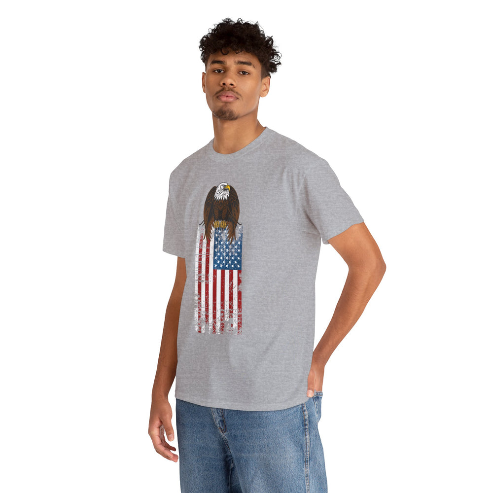 EAGLE USA FLAG T SHIRT