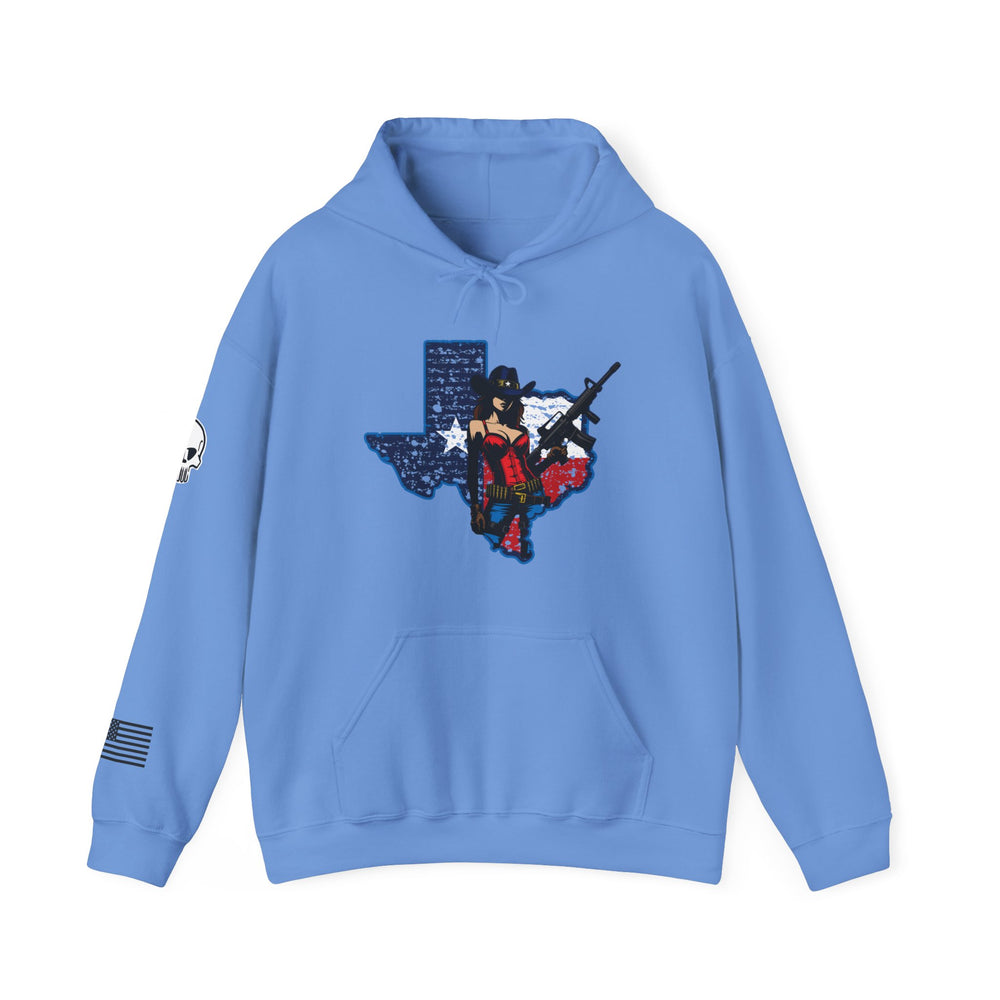 TEXAS STATE COWGIRL HOODIE