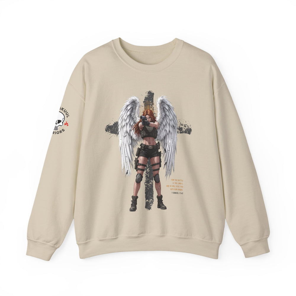 FEMALE ARCHANGEL 1 SAMUEL 17:47 SWEATSHIRT