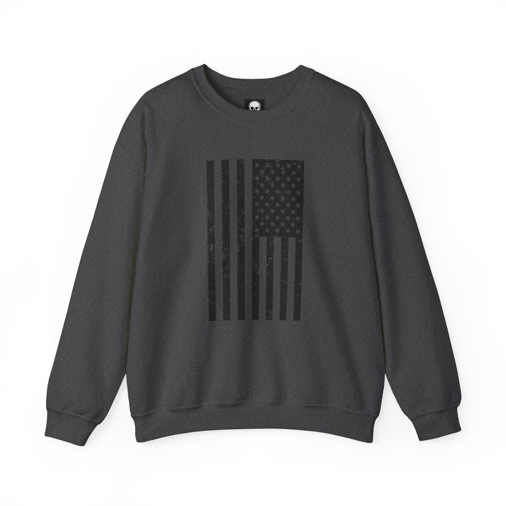 VERTICAL USA GRUNGE FLAG SWEATSHIRT