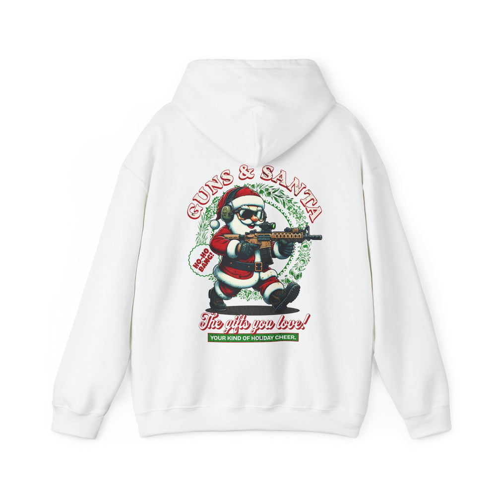 GUNS AND SANTA HOODIE