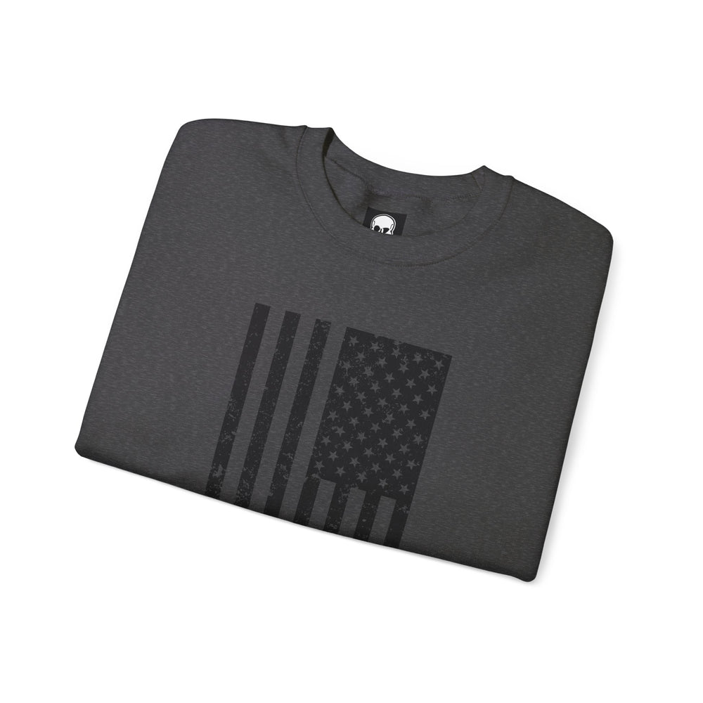 VERTICAL USA GRUNGE FLAG SWEATSHIRT