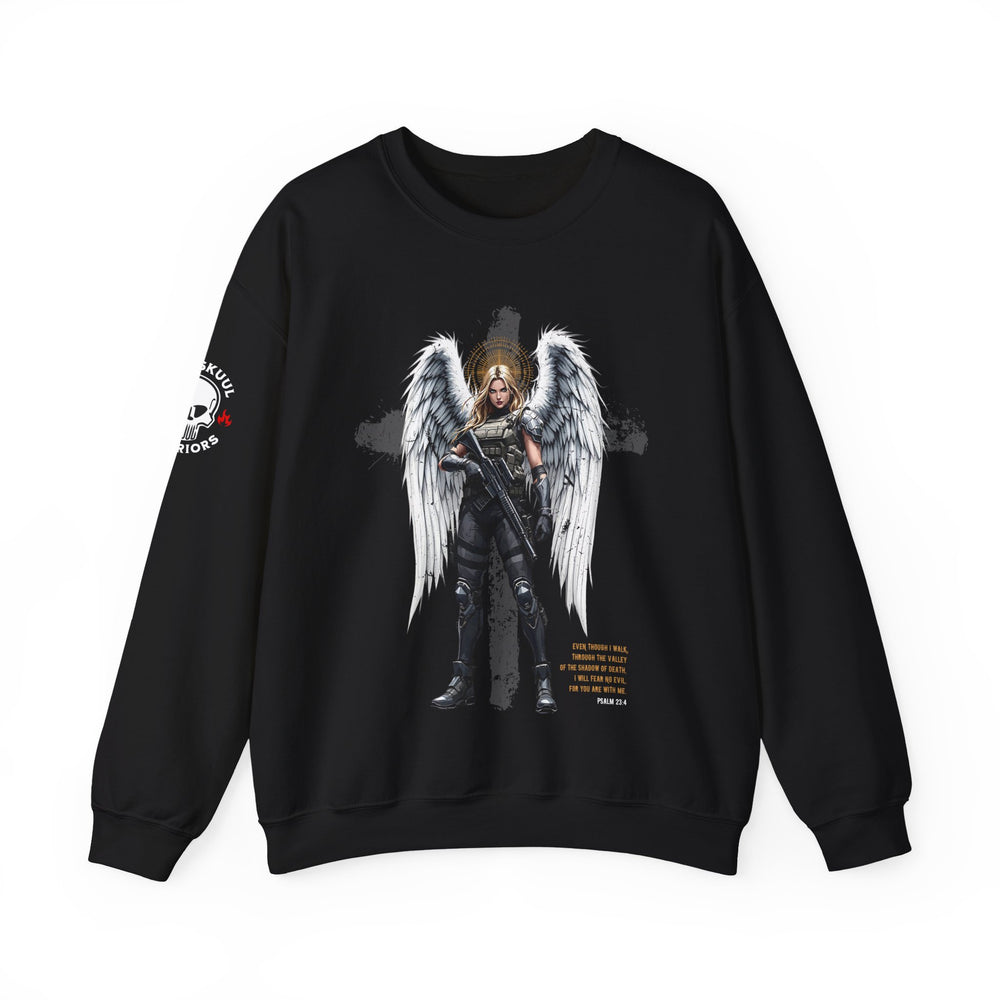 FEMALE ARCHANGEL PSALM 23:4 SWEATSHIRT