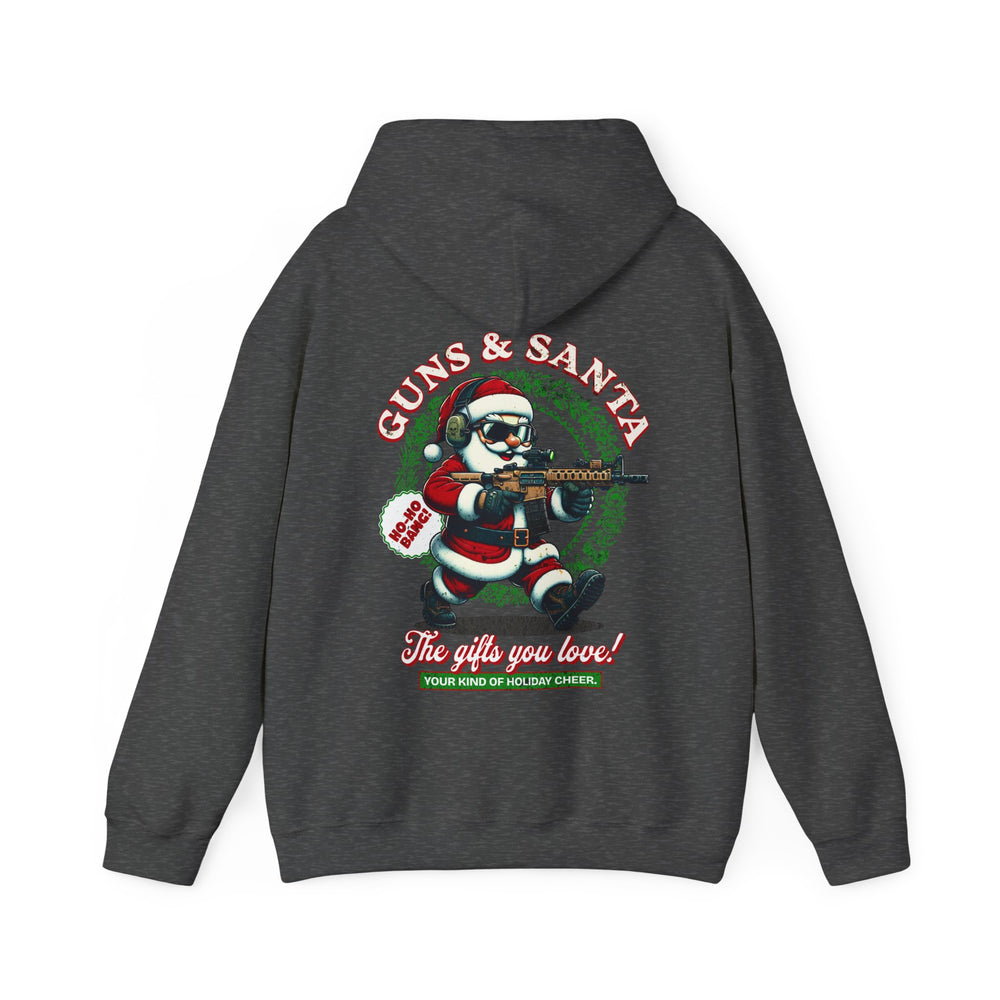 GUNS AND SANTA HOODIE