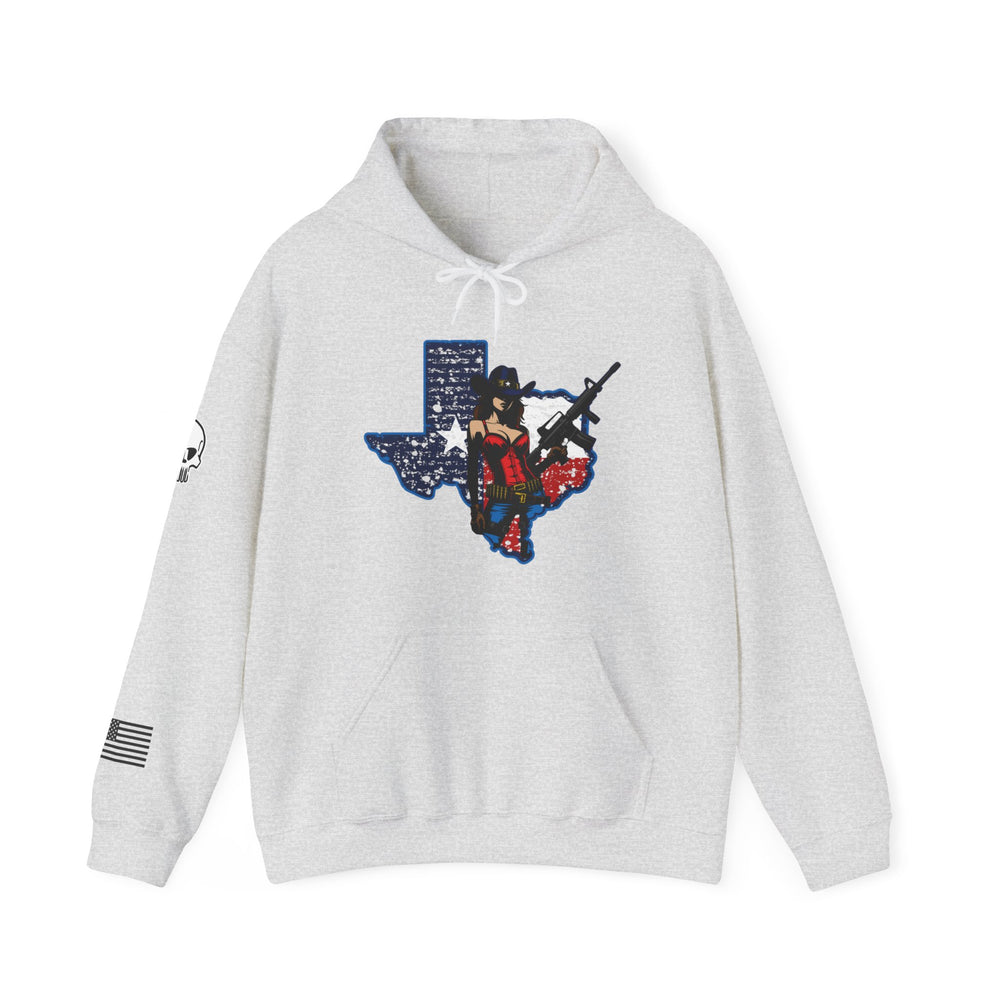 TEXAS STATE COWGIRL HOODIE