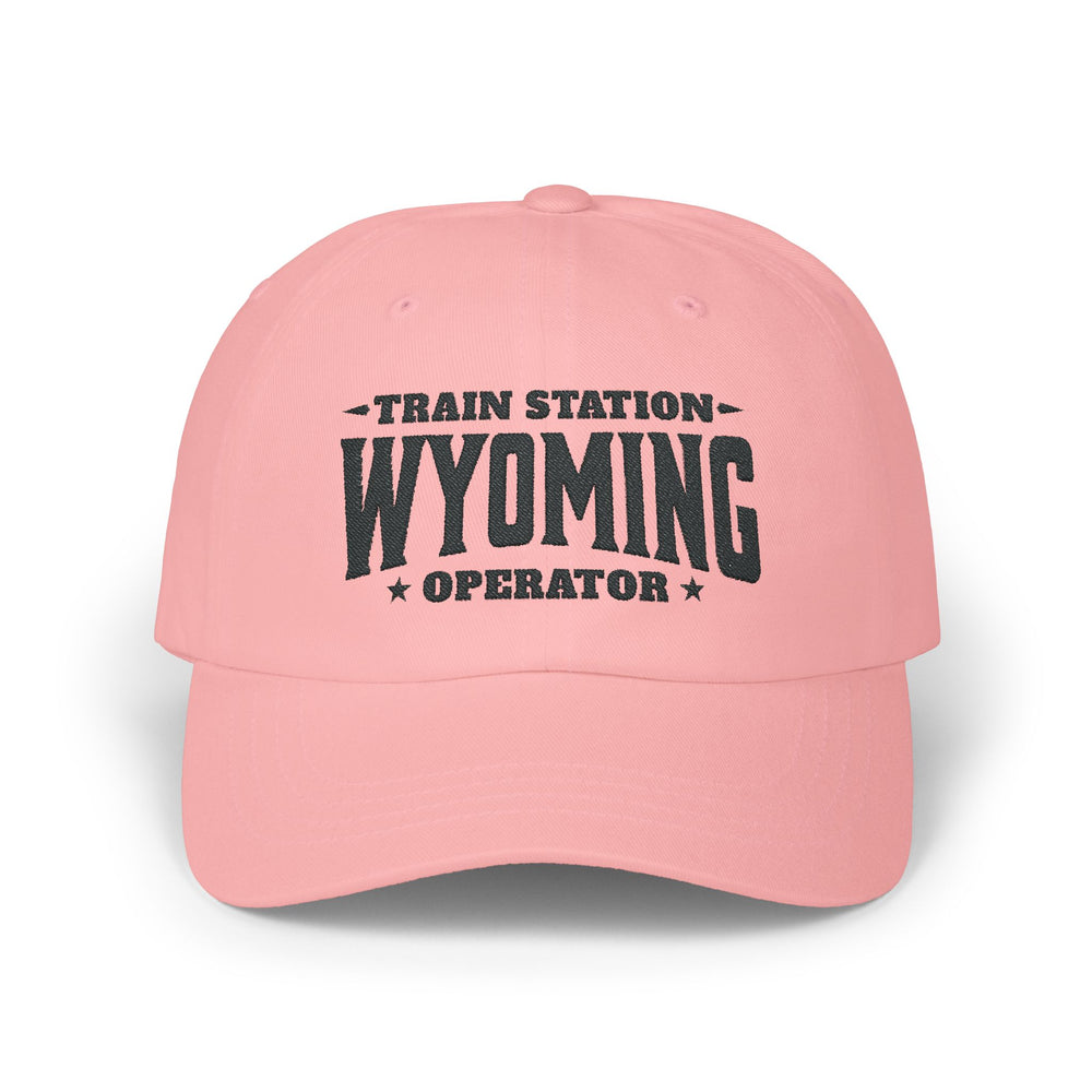 TRAIN STATION WYOMING DAD CAP