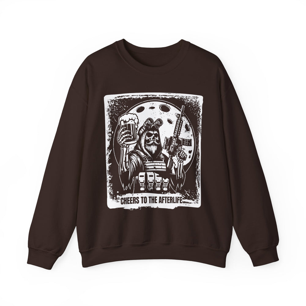 CHEERS TO THE AFTERLIFE GRUNGE SWEATSHIRT