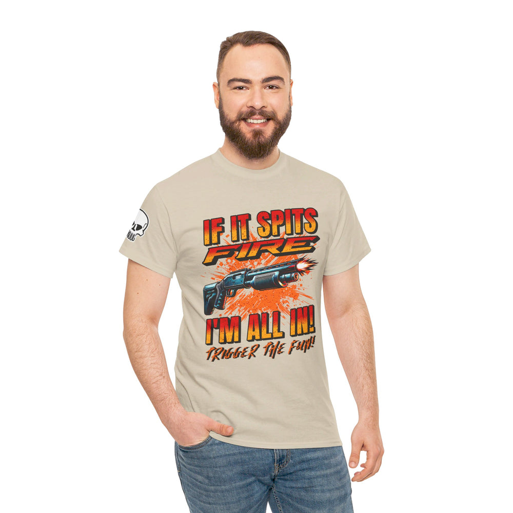 SHOTGUN SPITTING FIRE T SHIRT