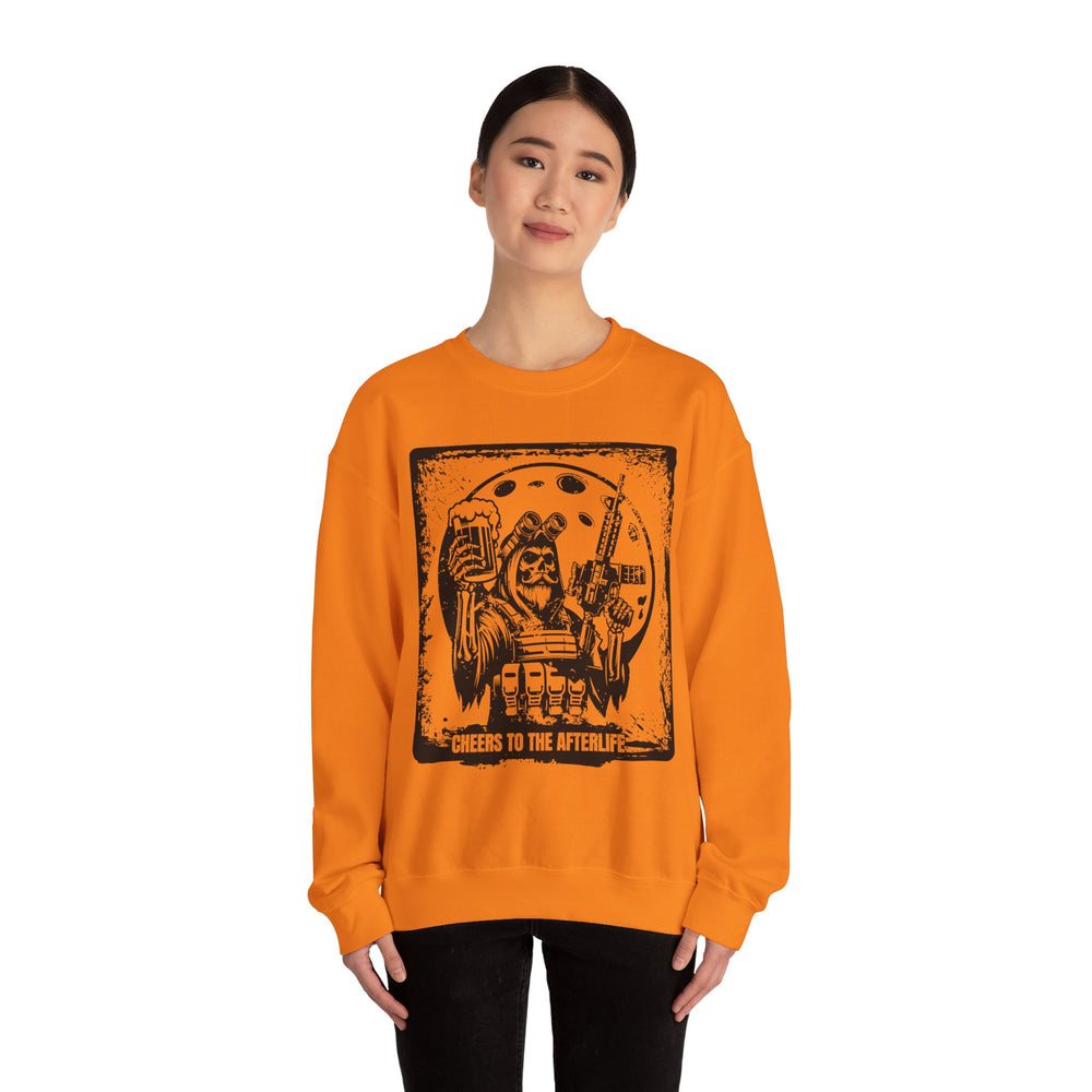CHEERS TO THE AFTERLIFE GRUNGE SWEATSHIRT