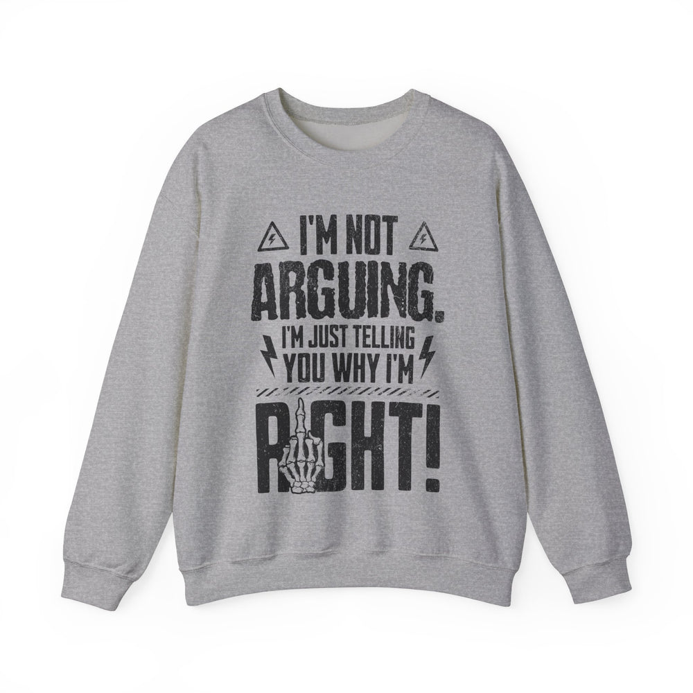 RIGHT BY DEFAULT SWEATSHIRT