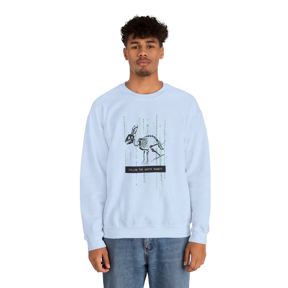 FOLLOW THE WHITE RABBIT SWEATSHIRT